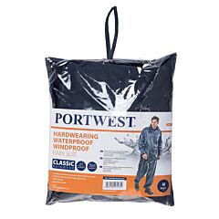 Portwest L440 Essentials Rainsuit (2 Piece Suit), Navy, Size 2X-Large