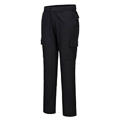 Portwest S231 Flex Slim Combat Pants, Black, Size 44