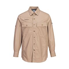Portwest S130 Ripstop Long Sleeve Shirt, Sand, Size X-Large