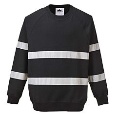 Portwest B307 Iona Sweatshirt, Non-Ansi, Black, Size 2X-Large