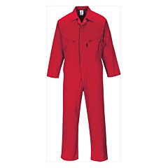 Portwest C813 Liverpool Zipper Coveralls, Red, Size 2X-Large