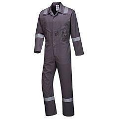 Portwest C814 Iona Cotton Coveralls, Gray, Size 3X-Large