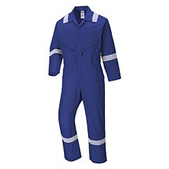 Portwest C814 Iona Cotton Coveralls, Royal Blue, Size Large