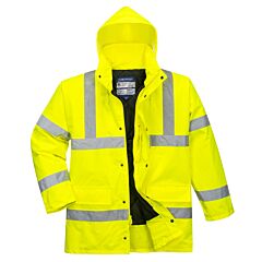 Portwest Us460 Hi-Vis Traffic Jacket, Class 3, Yellow, Size 7Xl