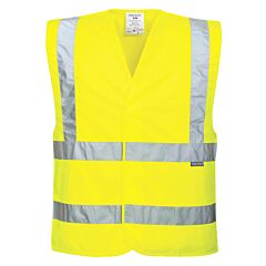 Portwest Ec76 Eco Hi-Vis Vest (10 Pack), Yellow, Size Small/Medium