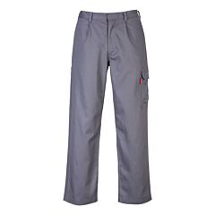 Portwest Bz31 Bizweld Fr Cargo Pants, Gray, Size Small