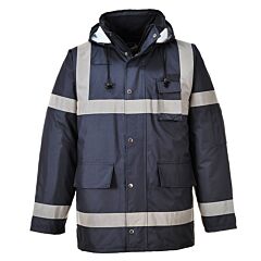 Portwest Us433 Iona Lite Traffic Jacket, Navy, Size 2X-Large