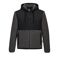 Portwest Kx371 Kx3 Borg Fleece, Black/Gray, Size 3X-Large
