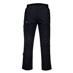 Portwest T802 Kx3 Ripstop Flex Pants, Black, Size 48