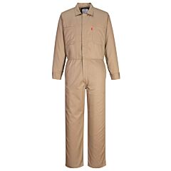 Portwest Ufr87 Bizflame 88/12 Classic Fr Coveralls, Khaki, Size X-Large