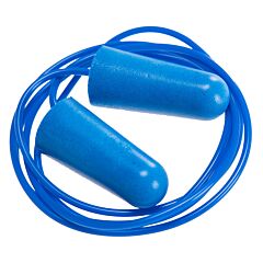 Portwest Ep30 Detectable Corded Pu Ear Plugs (200 Pairs), Blue, Size