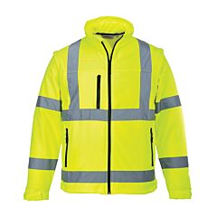 Portwest Us428 Hi-Vis Softshell Jacket (3L), Class 3, Yellow, Size 4X-Large