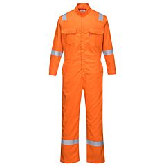 Portwest Fr94 Bizflame 88/12 Iona Fr Coveralls, Orange, Size X-Large