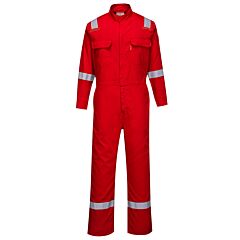 Portwest Fr94 Bizflame 88/12 Iona Fr Coveralls, Red, Size X-Large