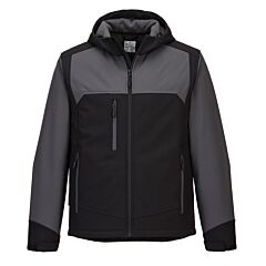 Portwest Kx362 Kx3 Hooded Softshell (3L), Black/Gray, Size 3X-Large
