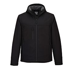 Portwest Kx362 Kx3 Hooded Softshell (3L), Black, Size Medium