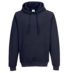 Portwest Fr708 Fr Heavyweight Hooded Sweatshirt, Navy, Size 2X-Large