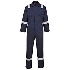 Portwest Ufr21 Super Light Weight Fr Antistatic Coveralls, Navy, Size X-Large