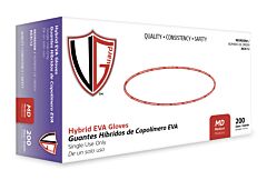 Vguard A63C12 4 Mil Hybrid Eva Industrial Gloves, Size Medium