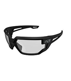Mechanix Wear Vxs-10Ae-Pu Vision Type-X Safety Glasses, Black Frame, Clear Lens