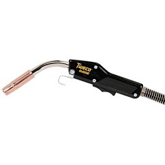 Tweco 1040-1137 No. 4 Traditional Style Mig Guns, 400 A, 15 Ft, Miller, 0.045 In - 1/16 In Wire