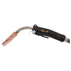Tweco 1040-1061 Mig Gun, 0.045 - 1/16 Inch, 12 Ft L, 450 A, Miller