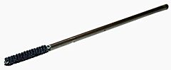 Weiler 34332 Crossflex Bore Brush, Abrasive Globules, 3/8 In Dia, 7.875 In L, 1/4 In Stem Dia, 180 Grit