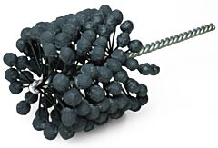 Weiler 34249 Crossflex Bore Brush, Abrasive Globules, 2-3/4 In Dia, 10.35 In L, 0.283 In Stem Dia, 320 Grit