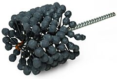 Weiler 34252 Crossflex Bore Brush, Abrasive Globules, 2-7/8 In Dia, 10.55 In L, 0.283 In Stem Dia, 240 Grit