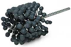 Weiler 34263 Crossflex Bore Brush, Abrasive Globules, 3-1/4 In Dia, 16.75 In L, 0.283 In Stem Dia, 180 Grit