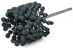 Weiler 34261 Crossflex Bore Brush, Abrasive Globules, 3 In Dia, 3.25 In L, 0.283 In Stem Dia, 320 Grit