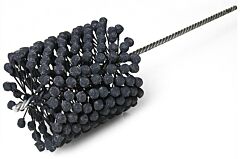 Weiler 34297 Crossflex Bore Brush, Abrasive Globules, 6 In Dia, 6.2 In L, 0.346 In Stem Dia, 320 Grit