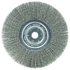 Weiler 01158 Tln-8" Narrow Crimped Wire Wheel 3/4" Arbor