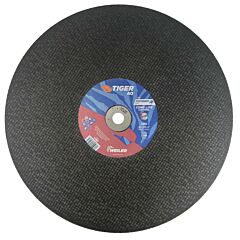 Weiler 57097 Tiger® Ao Type 1 Stationary Saw Large Cutting Wheel, 20 In Dia X 1/8 In, 1 In Arbor Hole, A30S