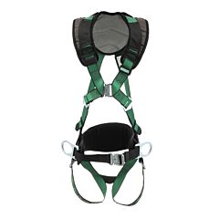 Msa 10206163 V-Form+ Construction Harness, Super Extra Large, Back & Hip D-Ring, Tongue Buckle Leg Straps, Shoulder Padding