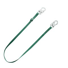Msa 10201456 V-Series Standard Single-Leg Adjustable Restraint Lanyard, 6', 36C Small Snaphooks, Ansi Z359.3-2017, Csa Z259.11-17