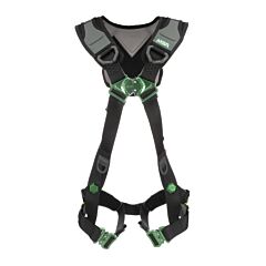 Msa 10195455 V-Flex Harness, Extra Small, Back D-Ring, Quick Connect Leg Straps