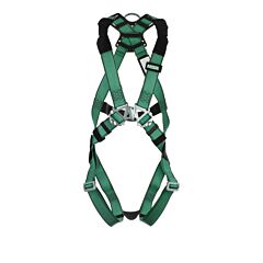 Msa 10197197 V-Form Harness, Extra Large, Back D-Ring, Qwik-Fit Leg Straps