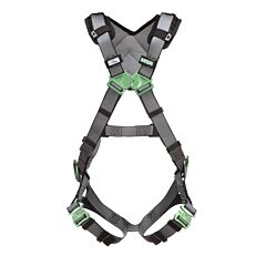 Msa 10194872 V-Fit Harness, Extra Small, Back & Hip D-Rings, Quick-Connect Leg Straps, Shoulder Padding