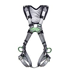 Msa 10194908 V-Fit Harness, Extra Small, Back & Hip D-Rings, Tongue Buckle Leg Straps, Shoulder Padding
