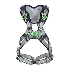 Msa 10194936 V-Fit Harness, Extra Small, Back & Shoulder D-Rings, Tongue Buckle Leg Straps, Shoulder Padding