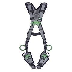 Msa 10194961 V-Fit Harness, Standard, Back & Hip D-Rings, Quick-Connect Leg Straps, Shoulder & Leg Padding