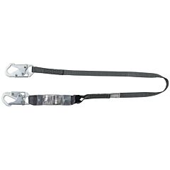 Msa 10193126 V-Series Standard Single-Leg Fixed Length Energy Absorbing Lanyard, 3', 36C Snaphooks, Csa