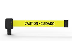 Banner Stakes Pl4029 Plus Yellow "Caution-Cuidado" Banner (Pack Of 5)