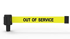 Banner Stakes Pl4037 Plus Yellow "Out Of Service" Banner (Pack Of 5)