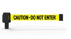 Banner Stakes Pl4075 Plus Yellow "Caution-Do Not Enter" Banner (Pack Of 5)