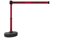 Banner Stakes Pl4095 Plus Barrier Set, Red "Stay Behind The Line"