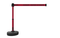 Banner Stakes Pl4147 Plus Barrier Set, Red "Danger – Entrée Interdite"