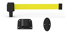Banner Stakes Pl4124 Plus Wall Mount System - Blank Yellow Banner