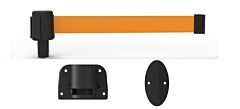 Banner Stakes Pl4129 Plus Wall Mount System - Blank Orange Polyester Banner